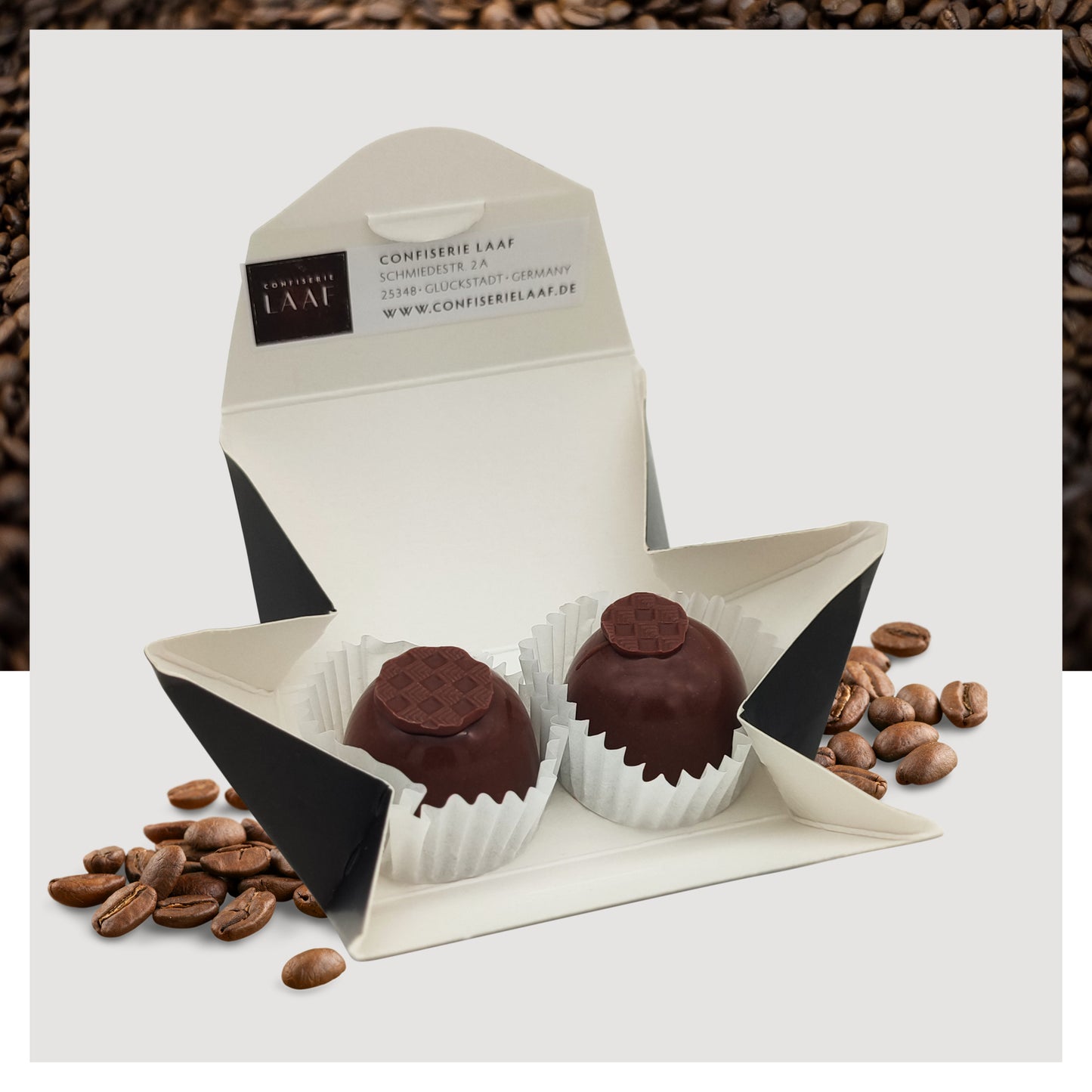 Knusperpraline mit Kaffee - Handgemacht