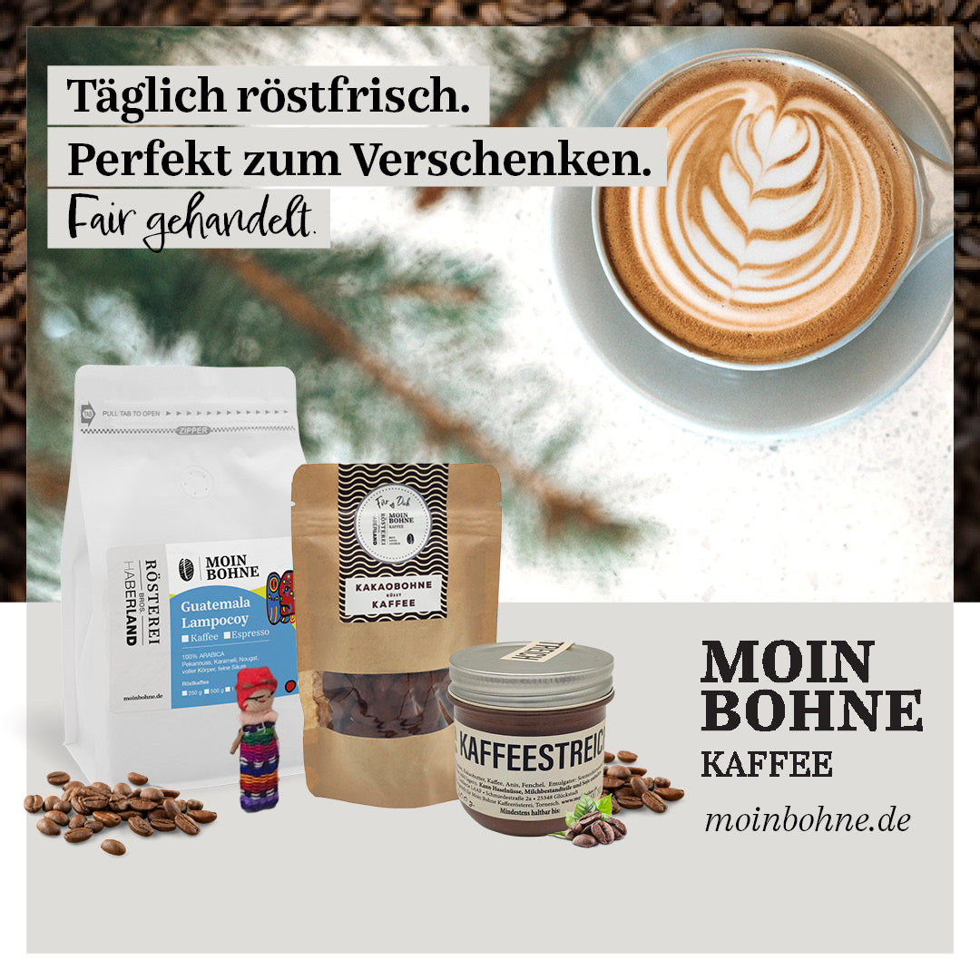 Moin Bohne Geschenktüte Weihnachten